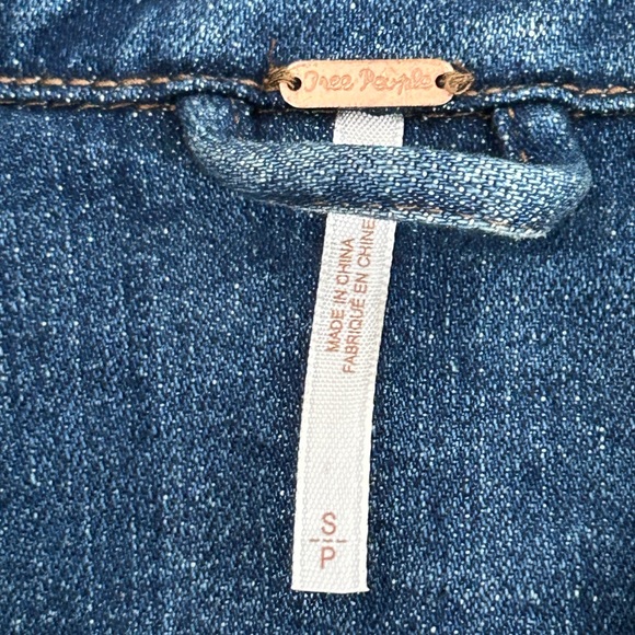 Free People Cropped Denim Jacket - Picture 8 of 14